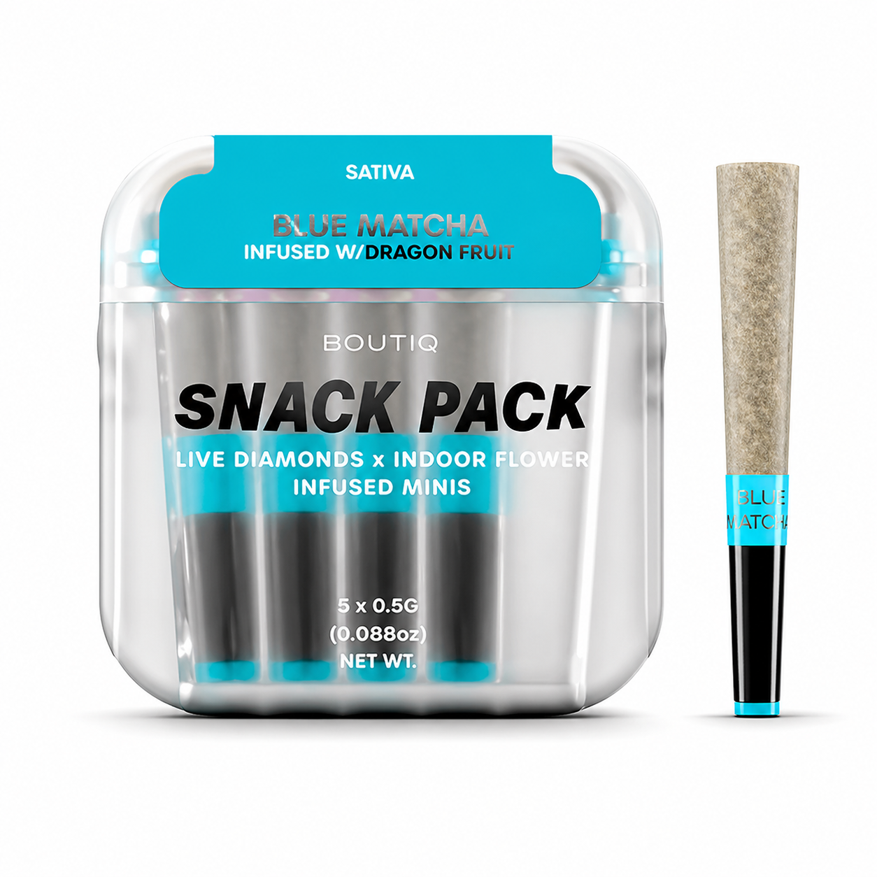 BOUTIQ SNACK PACKS | PREMIUM INFUSED THCA PRE ROLLS